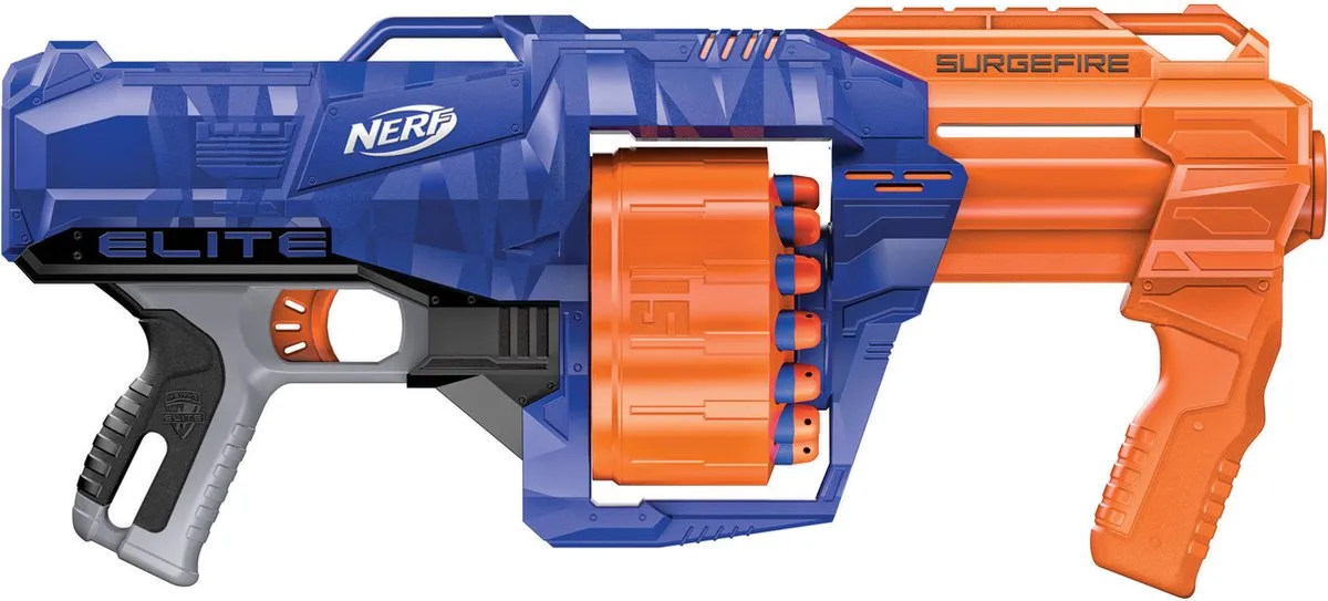 Nerf N-Strike Surgefire E0011EU4 - Oranje/Blauw