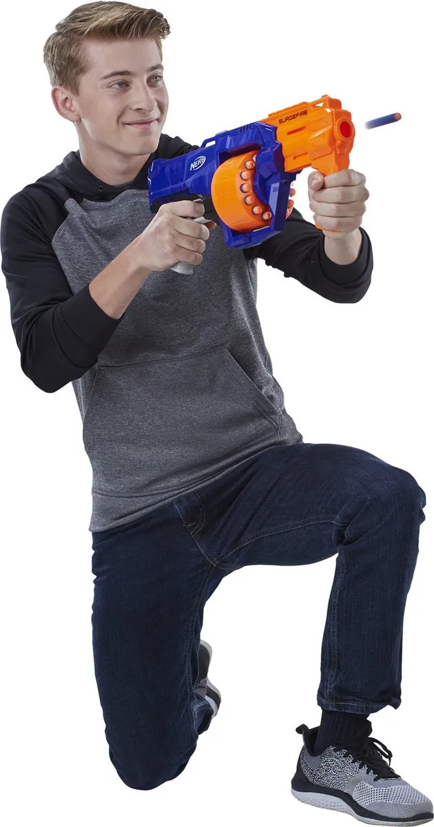 Nerf N-Strike Surgefire E0011EU4 - Oranje/Blauw