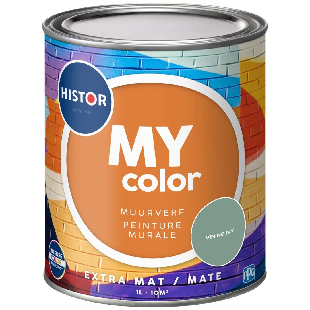 Histor MY Color Muurverf Extra Mat Groen 1L
