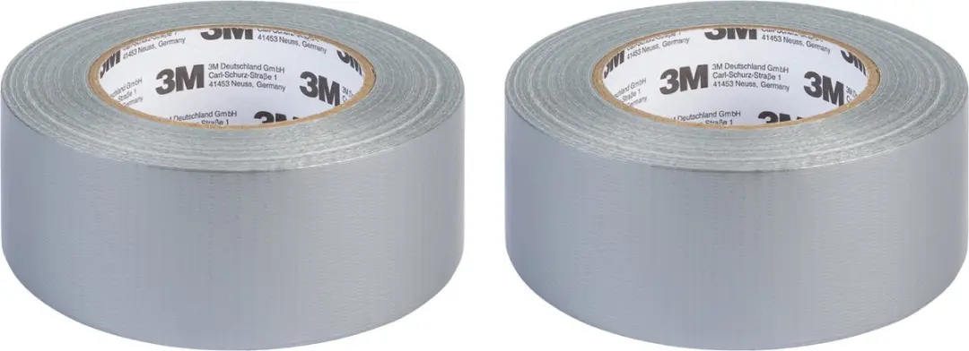 3M Textieltape Grijs 50m x 50mm - 2 Stuks