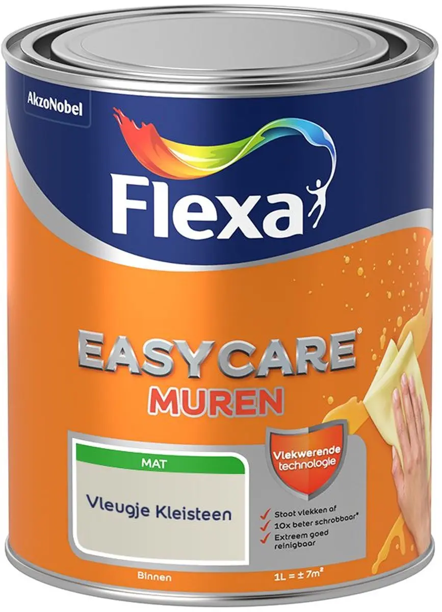 Flexa Easycare Muren Vleugje Kleisteen Mengverf 1L