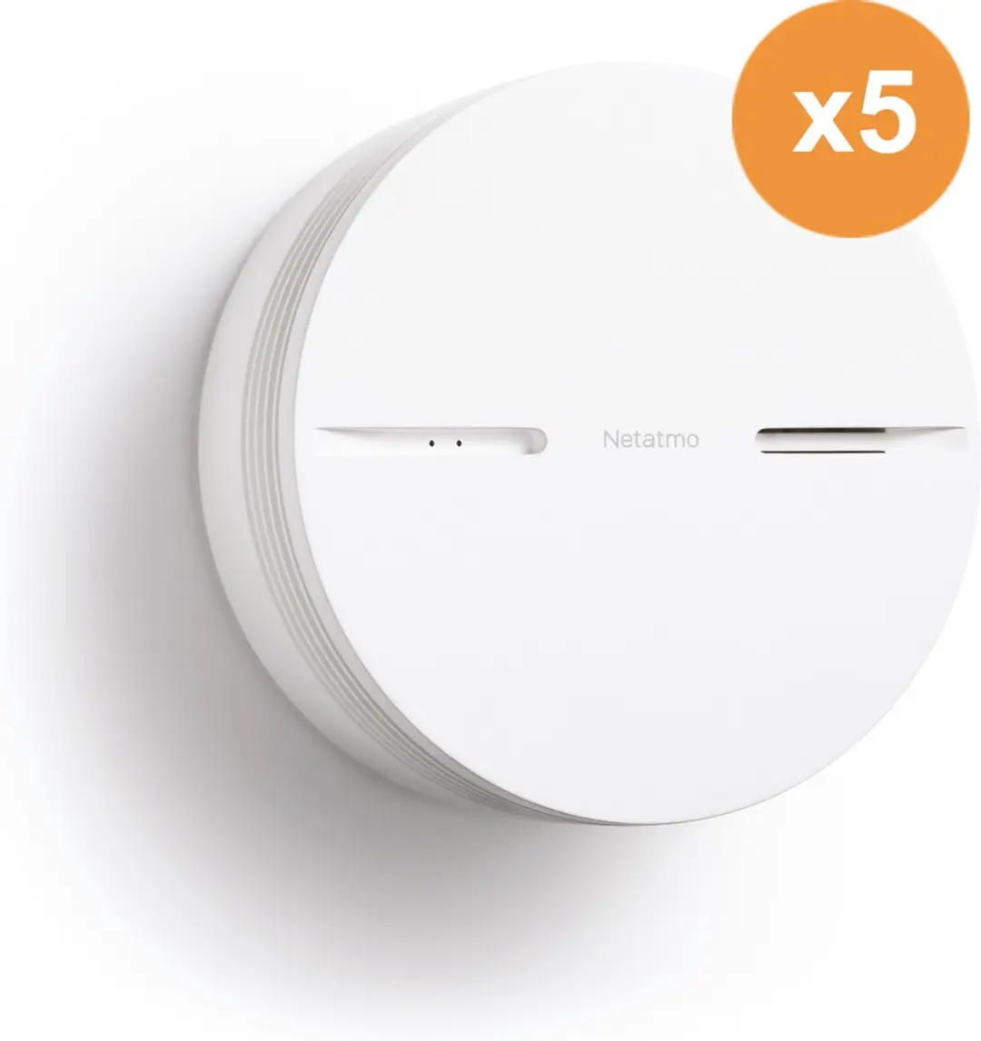 Netatmo Slimme Rookmelder 5 Stuks - 10 Jaar Batterij
