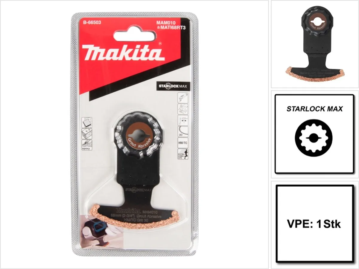Makita HM Segmentzaagblad B-66503 - Oscillerend Metaal