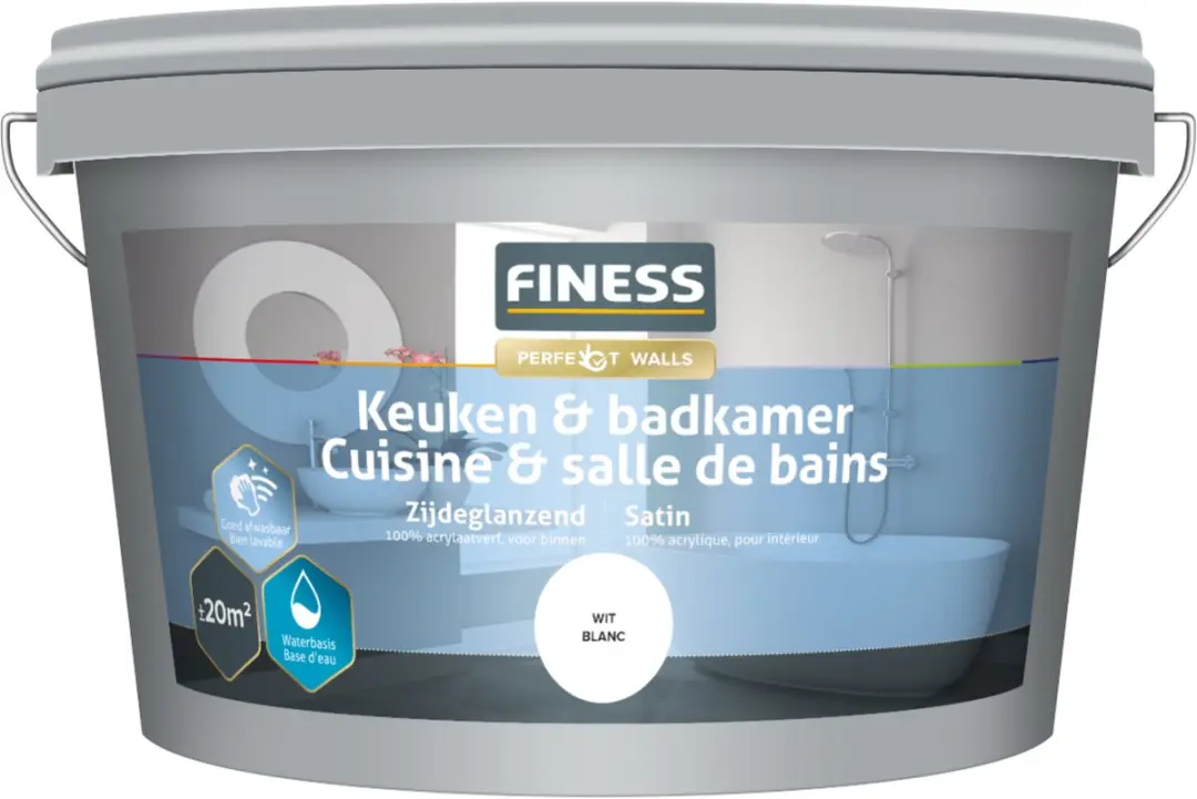 Finess keuken en badkamer verf