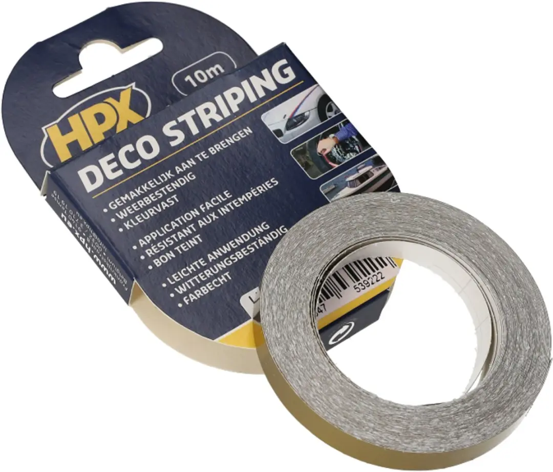 HPX Goud Decostriping 9mm x 10m