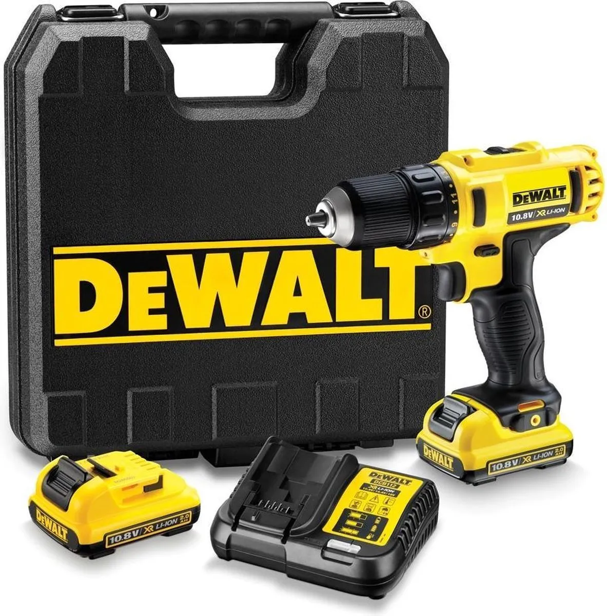 DeWalt DCD710D2-QW Accuboormachine 10,8V - 2x 2000mAh