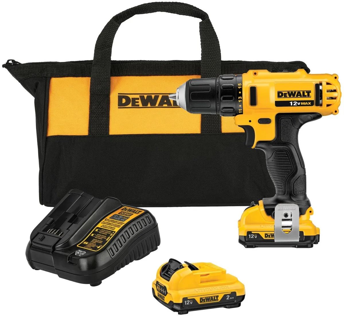 DeWalt DCD710D2-QW Accuboormachine 10,8V - 2x 2000mAh