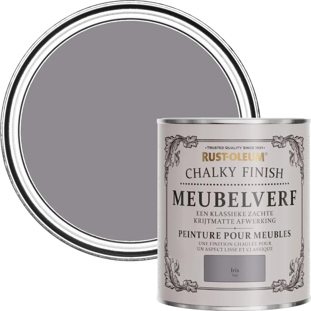 Rust-Oleum Paars Iris Chalky Finish Meubelverf 750ml
