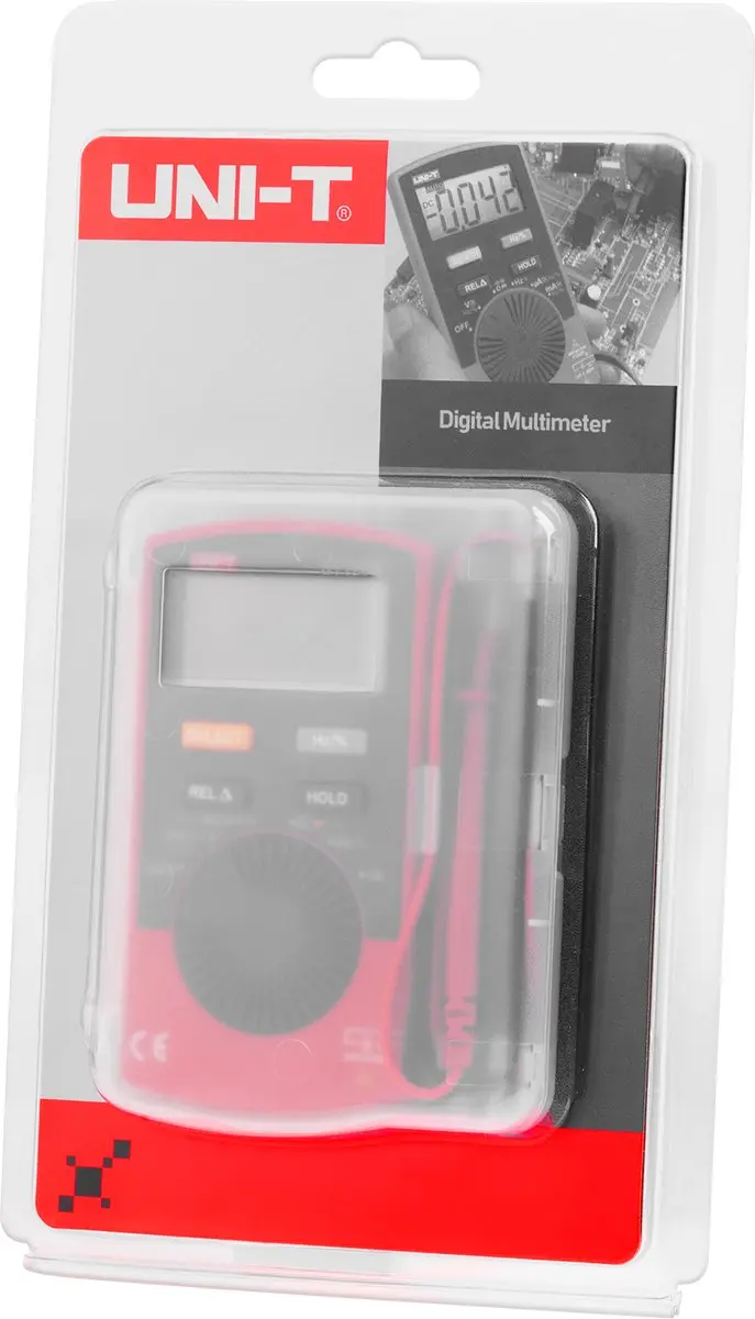 UNI-T UT120A Multimeter - Automatische Bereikinstelling - Rood/Zwart