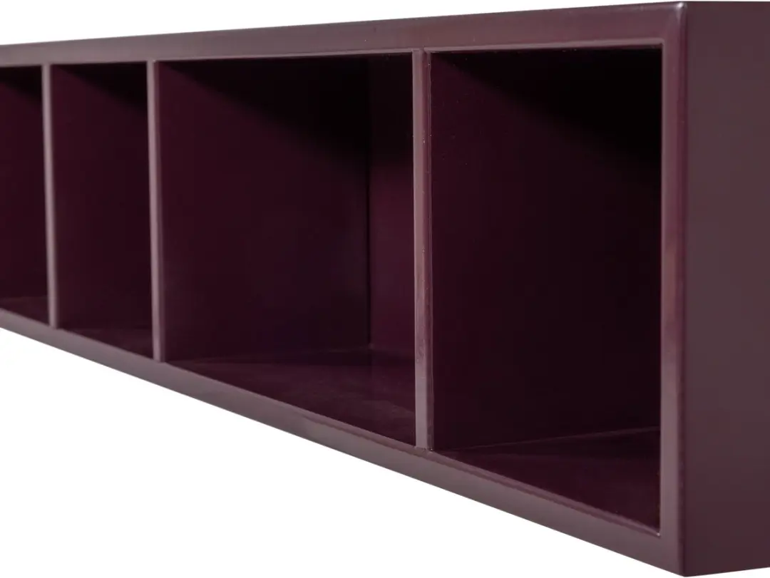 vtwonen Show It Wandkast Bordeaux 16x130x12cm