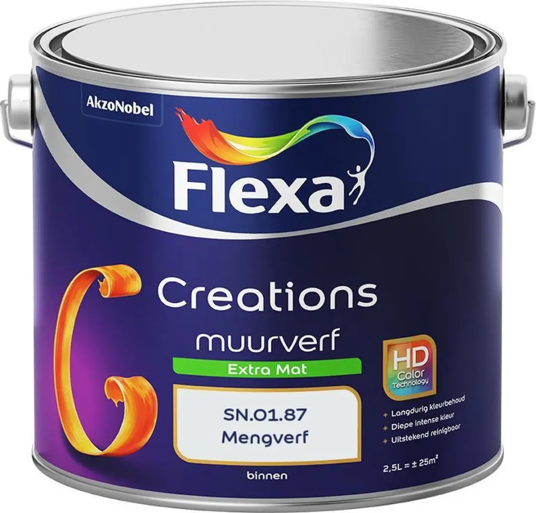 Flexa Creations Muurverf Extra Mat SN.01.87 - 2,5L - Steen