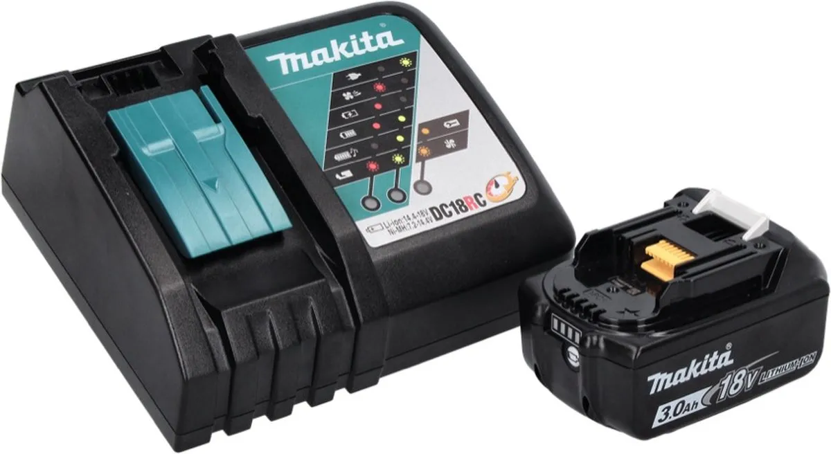 Makita DDF 453 RF1J Accuboormachine 18V - 42Nm - 2 Snelheden - 16 Instellingen - afbeelding 3 van 5