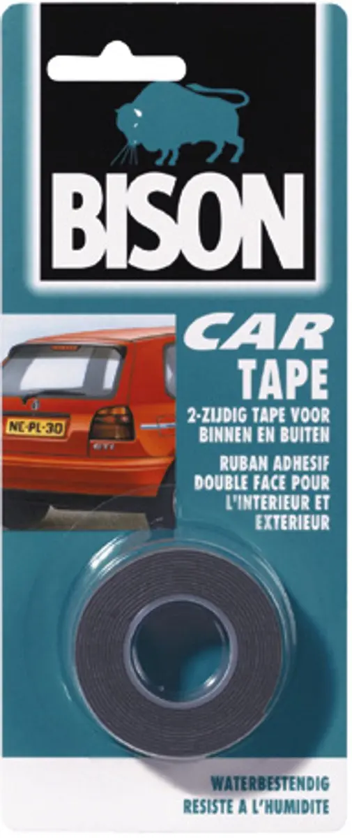 Bison Auto Schuimtape 1,5m x 1,9cm - Zwart