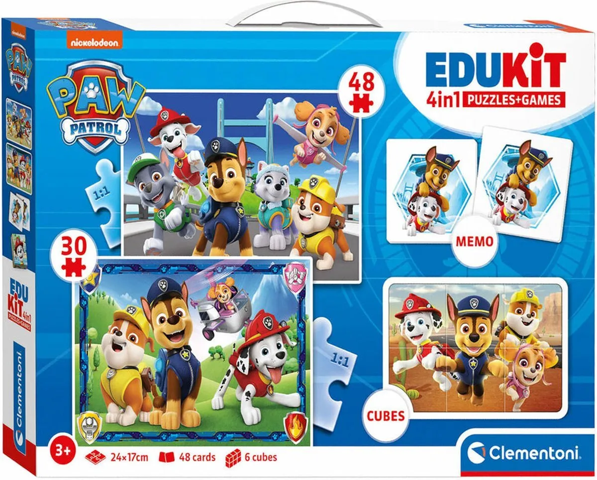 Clementoni Paw Patrol Edukit 4-in-1 - Multicolor