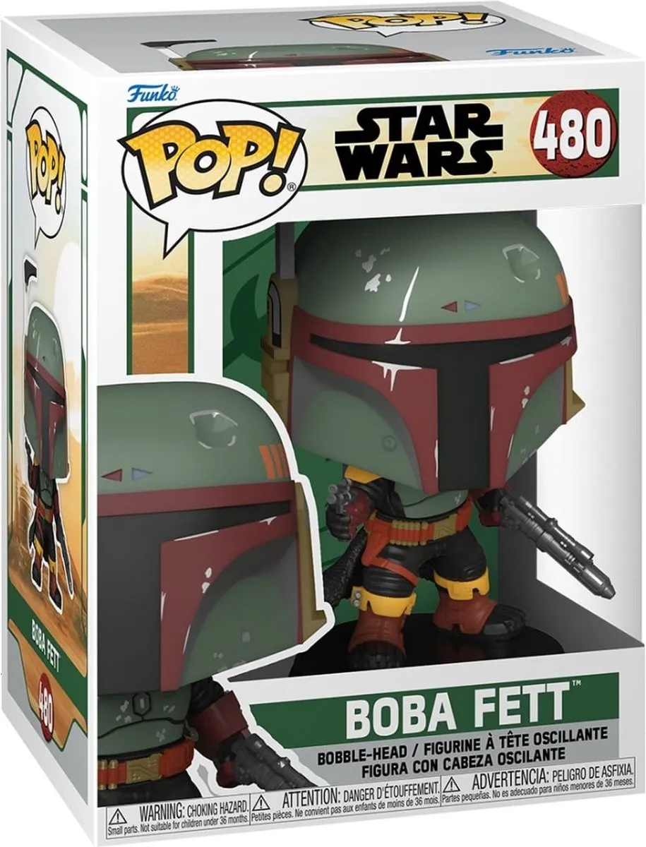 Funko Pop! Bobble-Head Boba Fett - The Book of Boba Fett - Multicolor