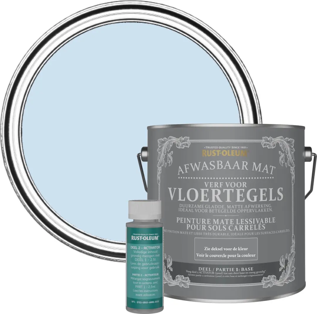 Rust-Oleum Poederblauw Vloertegelverf 2,5L