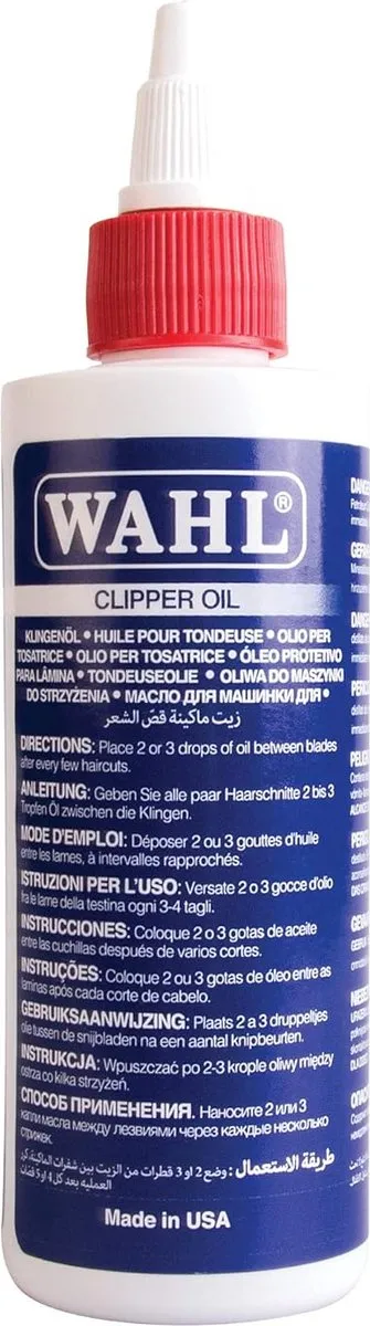 Wahl Tondeuse Olie 118ml - Blauw/Wit