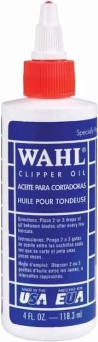 Wahl Tondeuse Olie 118ml - Blauw/Wit