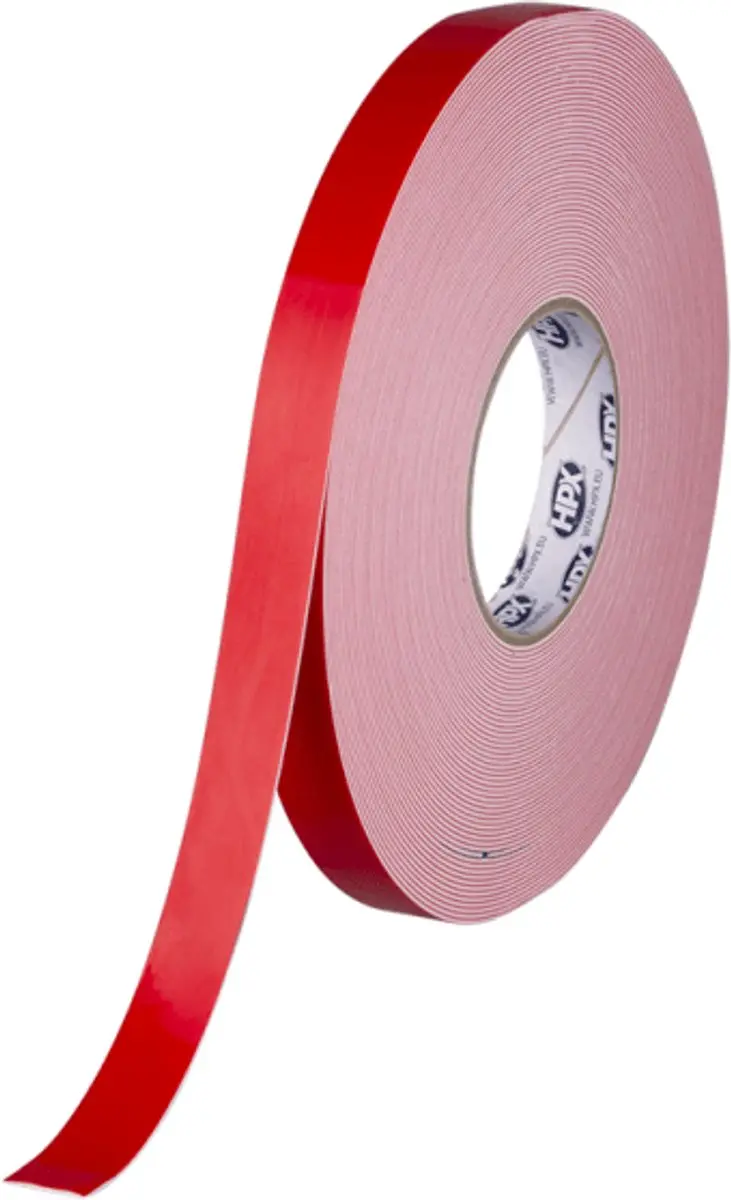 HPX Spiegelbevestigingstape 19mm x 25m - Wit