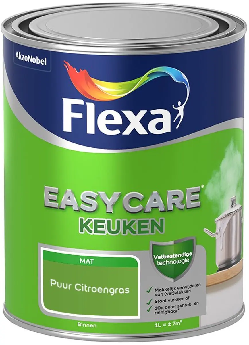 Flexa Easycare Keuken Puur Citroengras Mengverf 1L