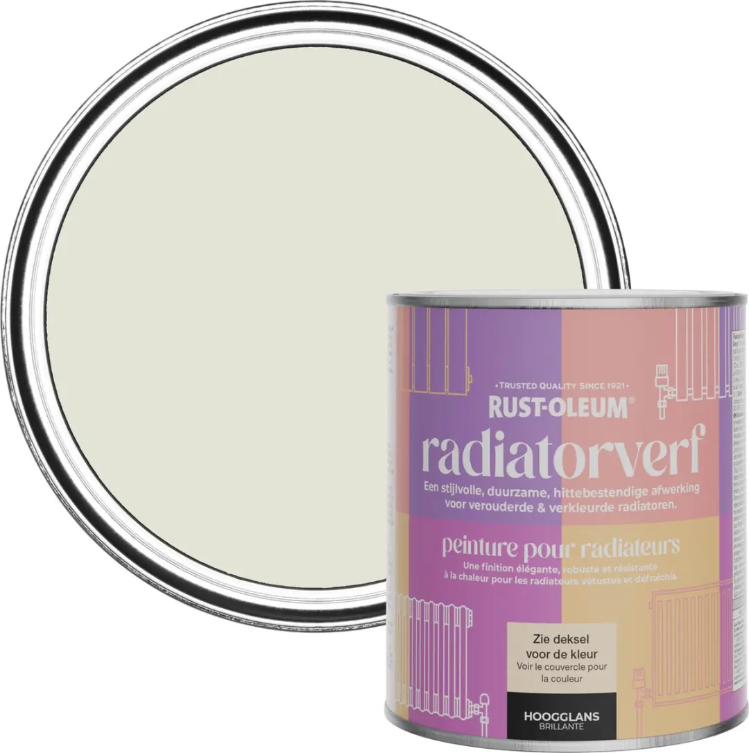 Rust-Oleum Beige Radiatorverf Hoogglans 750ml