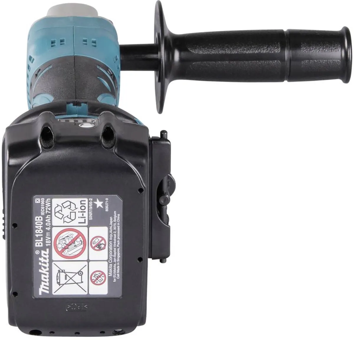 Makita DDA350RTJ Haakse Schroefboormachine 18V - 2x 5000mAh