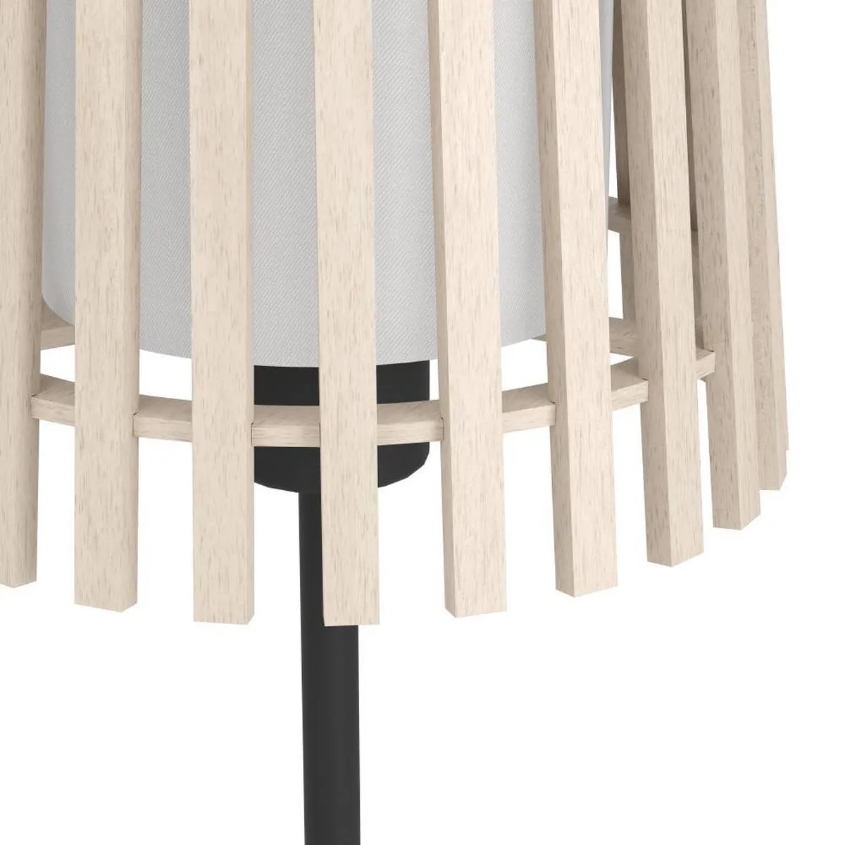 Eglo Fattoria Tafellamp E27 - 45 cm - Zwart/Bruin/Wit