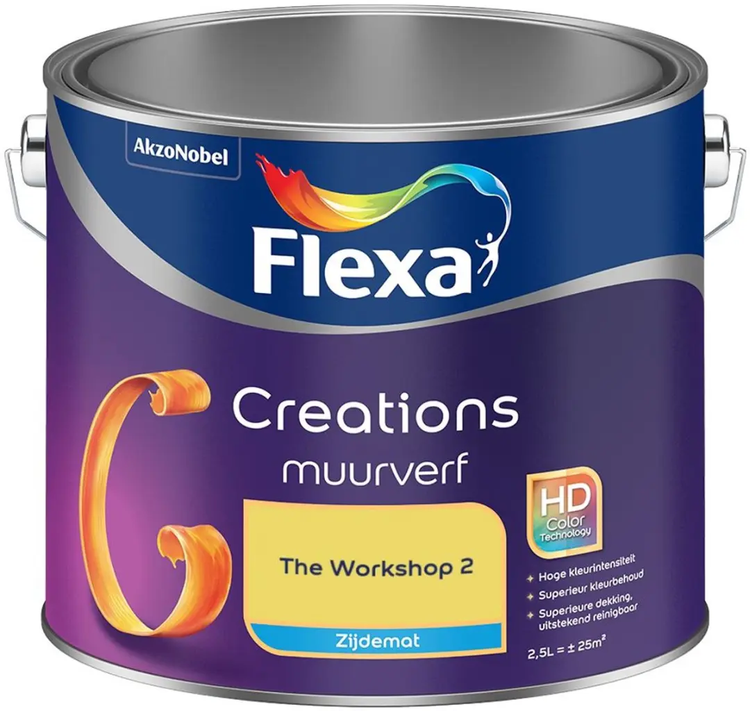 Flexa Creations Muurverf Zijdemat The Workshop 2