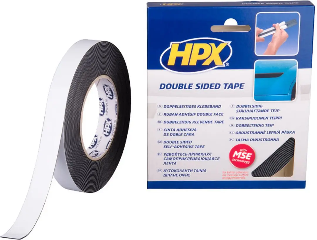 HPX Dubbelzijdige PE Bevestigingstape 19mm x 10m