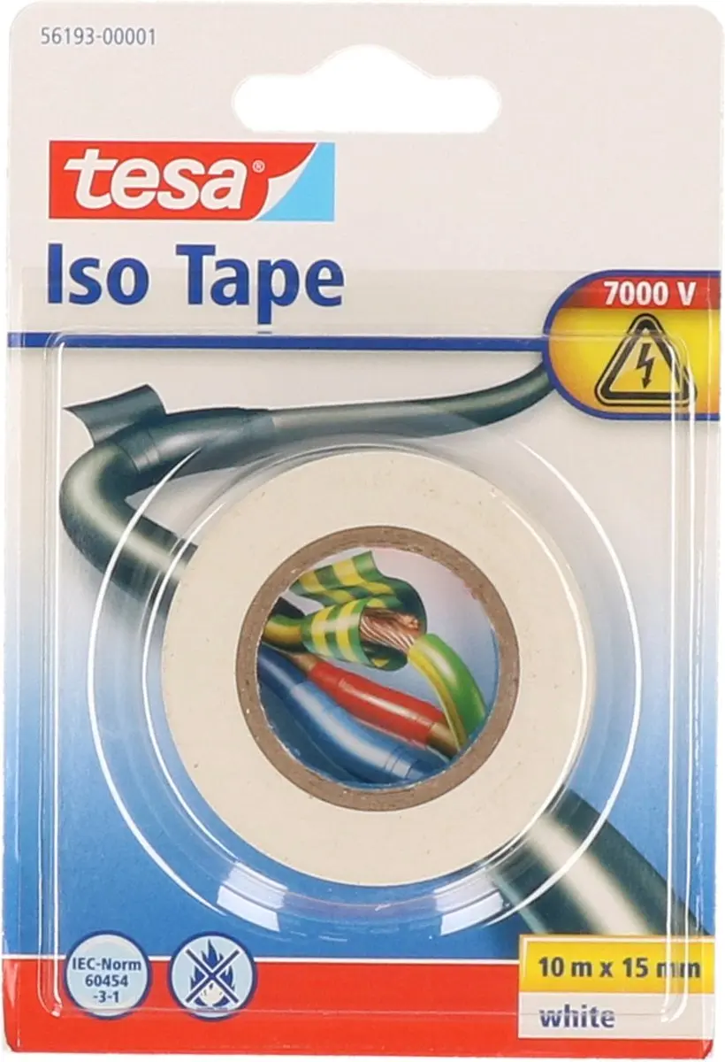 Tesa Isolatietape Wit 10m x 1,5cm - 2 Stuks