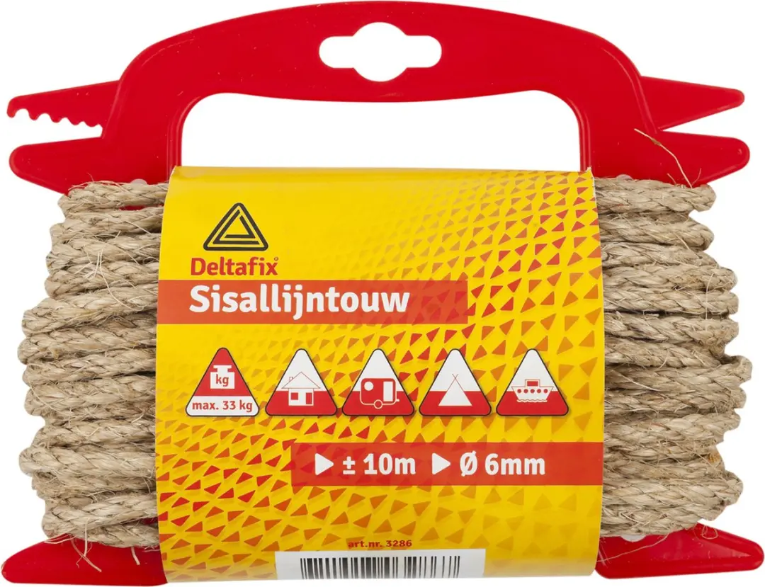 Deltafix Sisallijntouw 8mm x 10m