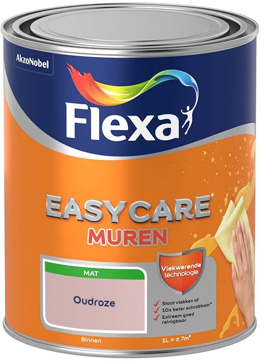 Flexa Easycare Murenverf Oudroze 1L