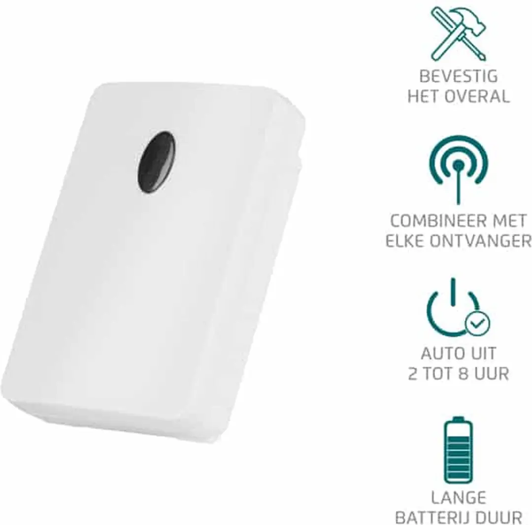 KlikAanKlikUit ABST604 Draadloze Schemersensor - Zwart - afbeelding 6 van 6