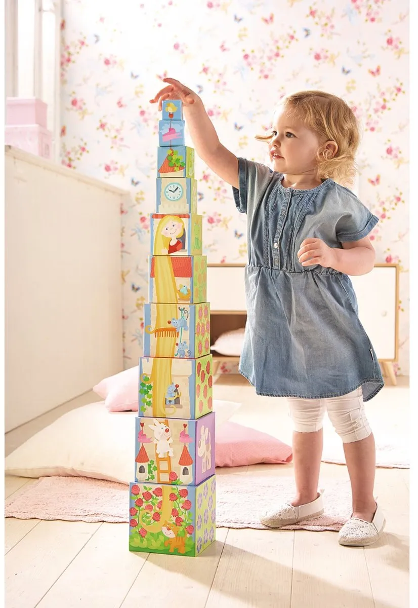 Haba Stapelblokken Rapunzel - Multicolor