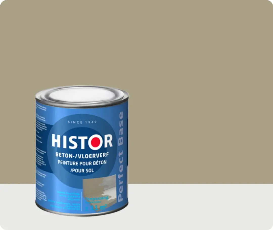 Histor Perfect Base Betonverf 0,75L - Bruin