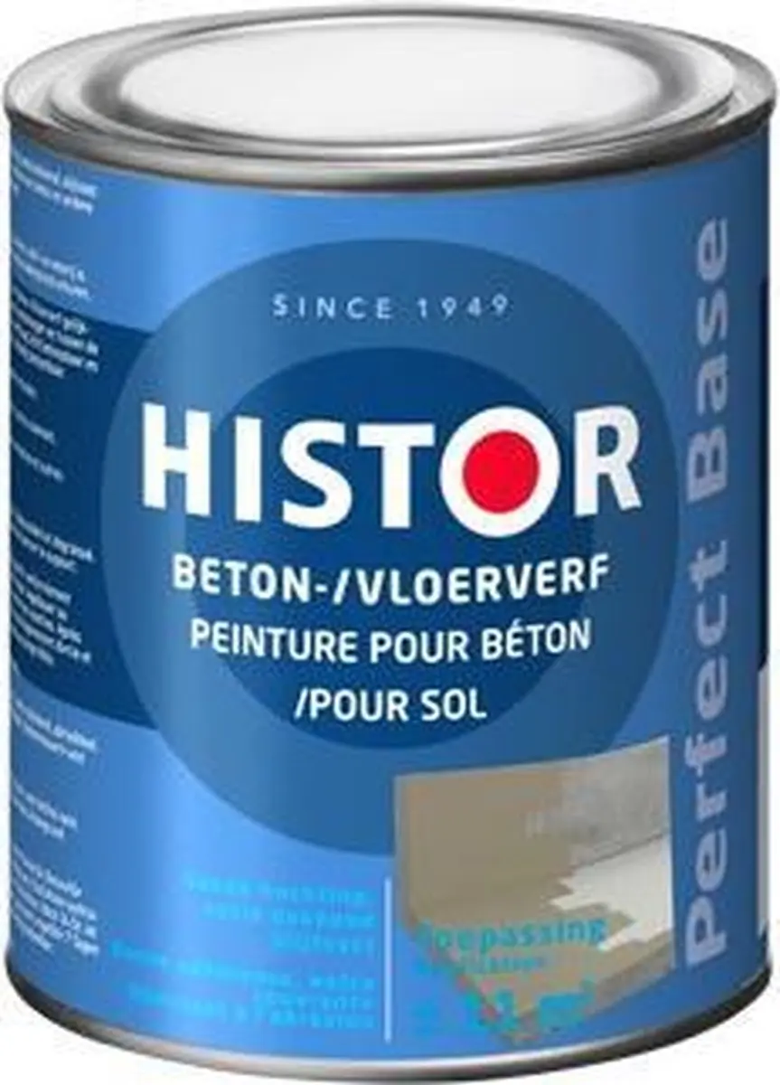 Histor Perfect Base Betonverf 0,75L - Bruin