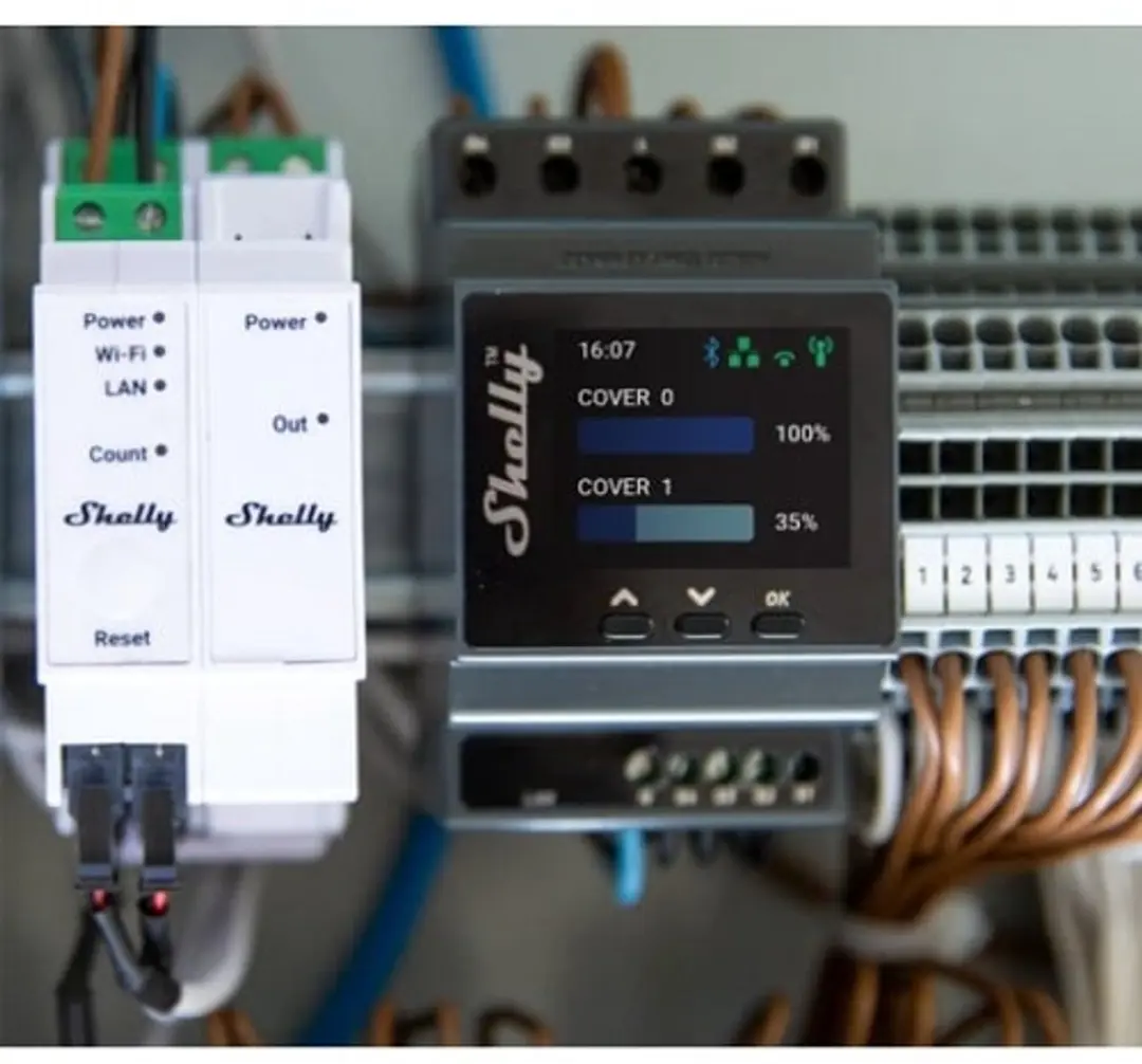Shelly Pro Dual PM Controller Shelly_Pro_PM - Zwart