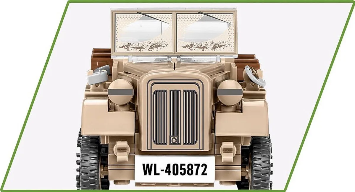 Cobi Sd.Kfz.10 Demag D7 Bouwblokken 1:35 - 283 Onderdelen