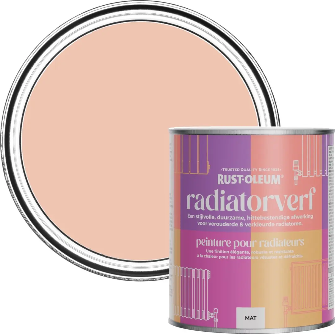 Rust-Oleum Roze Radiatorverf 750ml