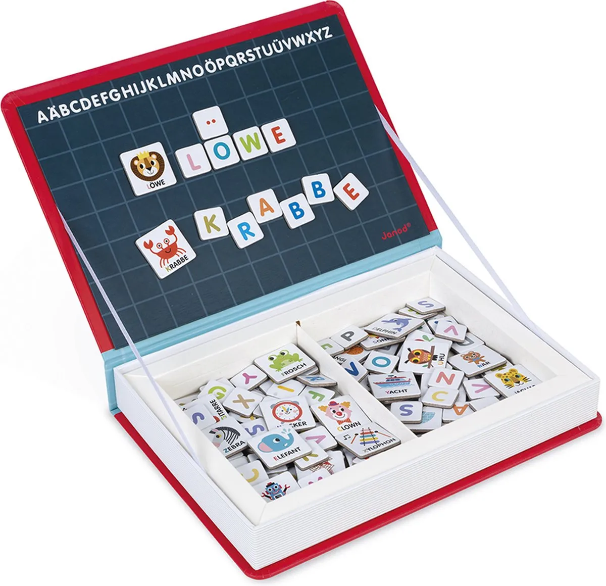 Janod Magnetibook Alfabet Duitstalig J02713 - 142 Magneten - afbeelding 6 van 6