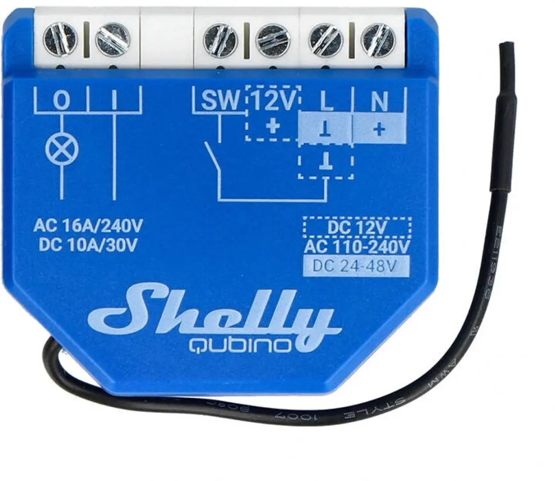 Shelly Qubino Wave 1 Schakelactor Z-Wave