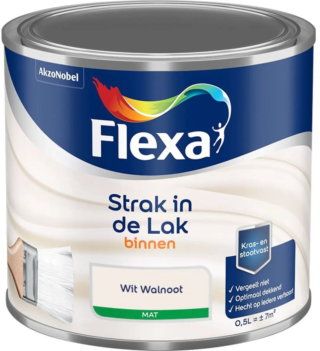 Flexa Strak op de Muur Binnen Mat Mengverf 85% Kleisteen 2,5L