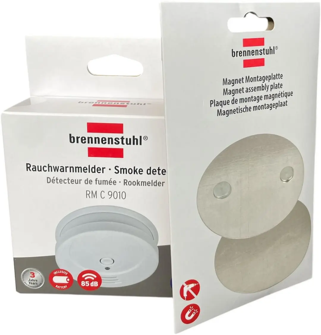 Brennenstuhl Rookmelder 9V Wit