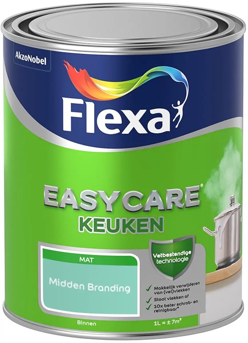 Flexa Easycare Keuken Mengverf Midden Branding 1L