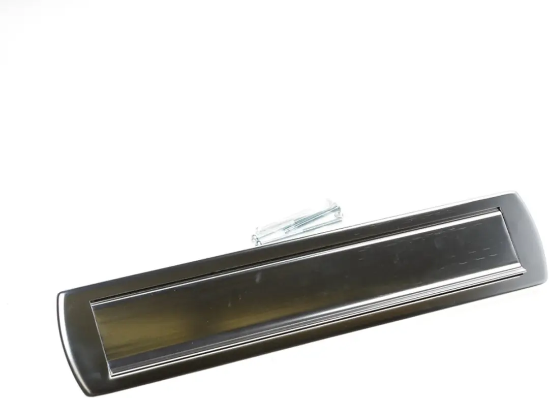 Axa Curve Plus Brievenbusbriefplaat Aluminium 340x74mm - afbeelding 6 van 6