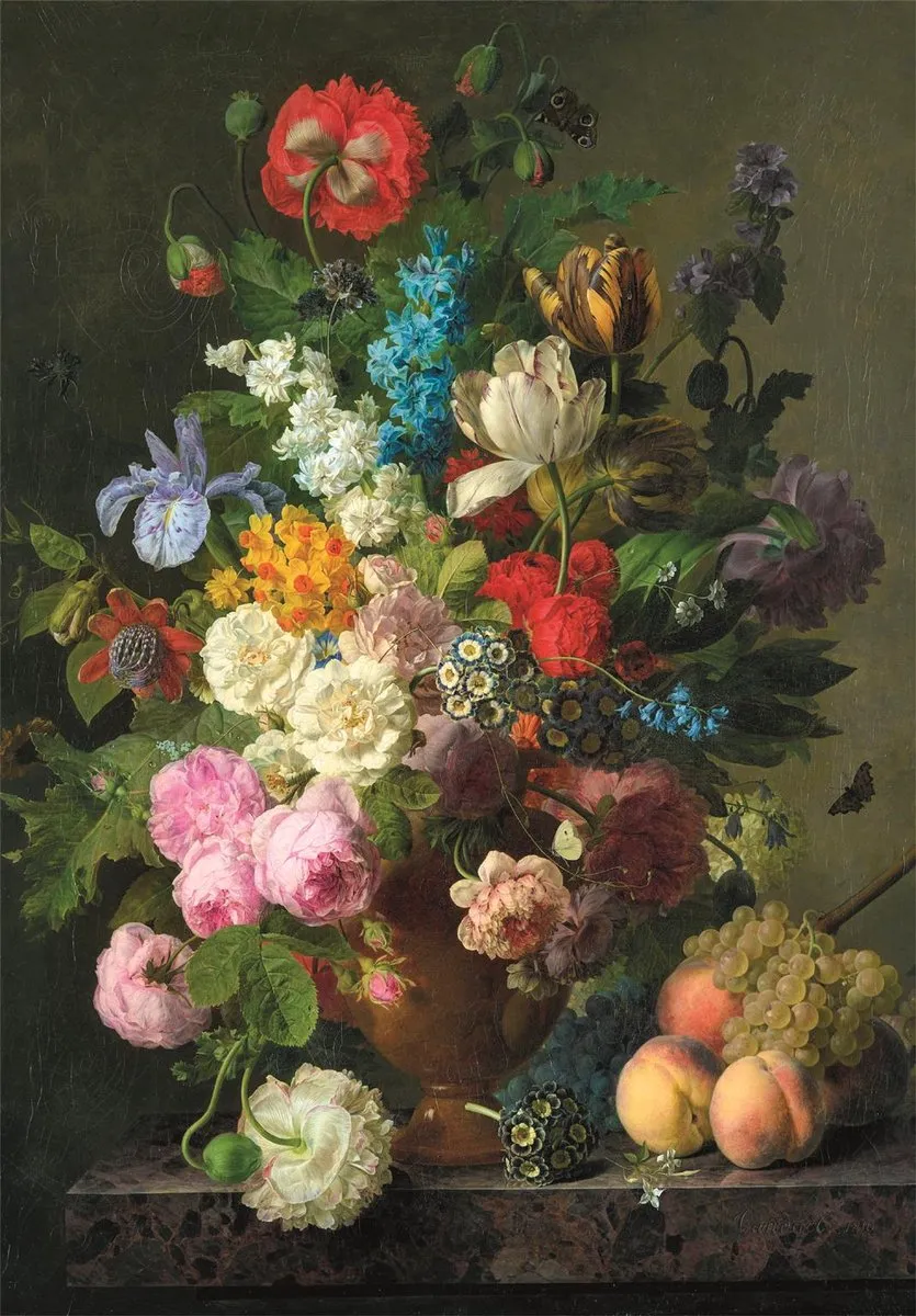 Clementoni Puzzel Van Dael Vase de Fleur 1000 Stuks - Multikleur