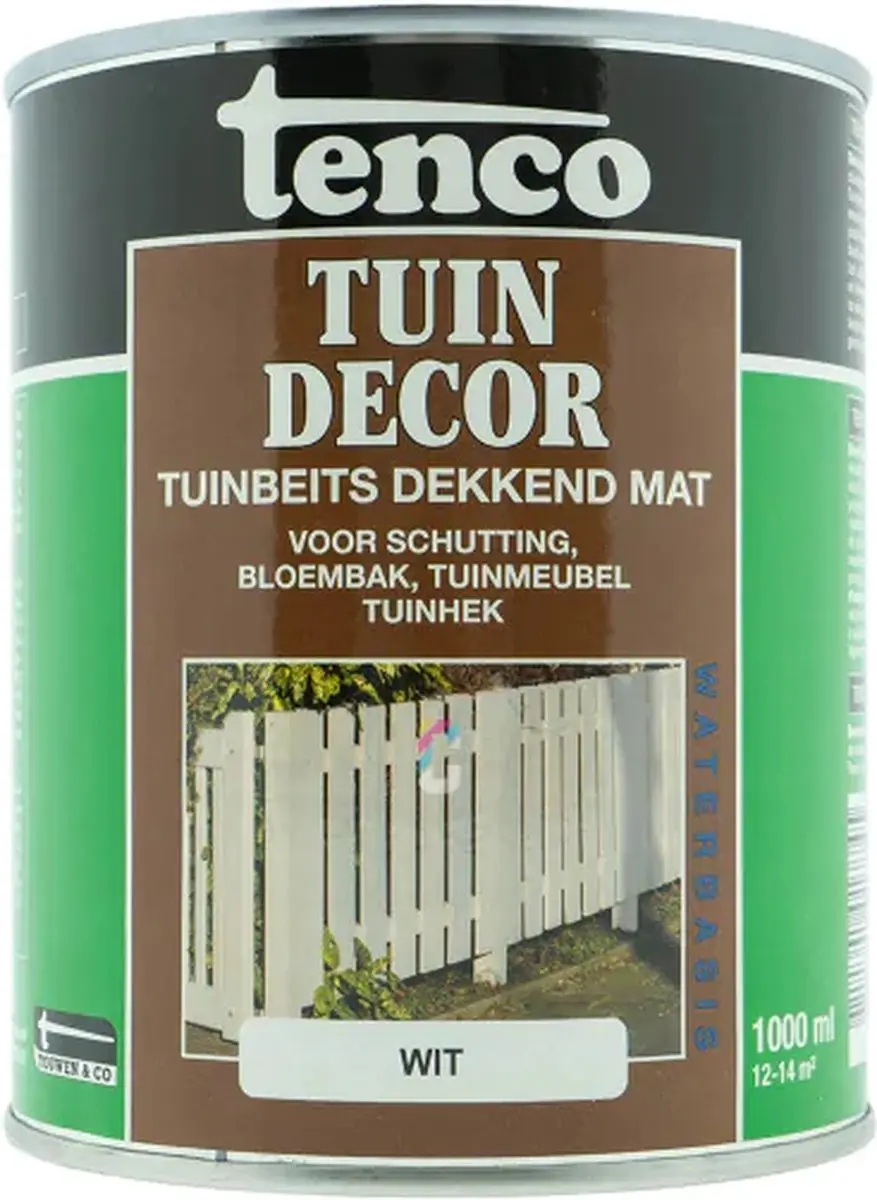 Tenco Tuindecor Wit Mat 1L - RAL 9010