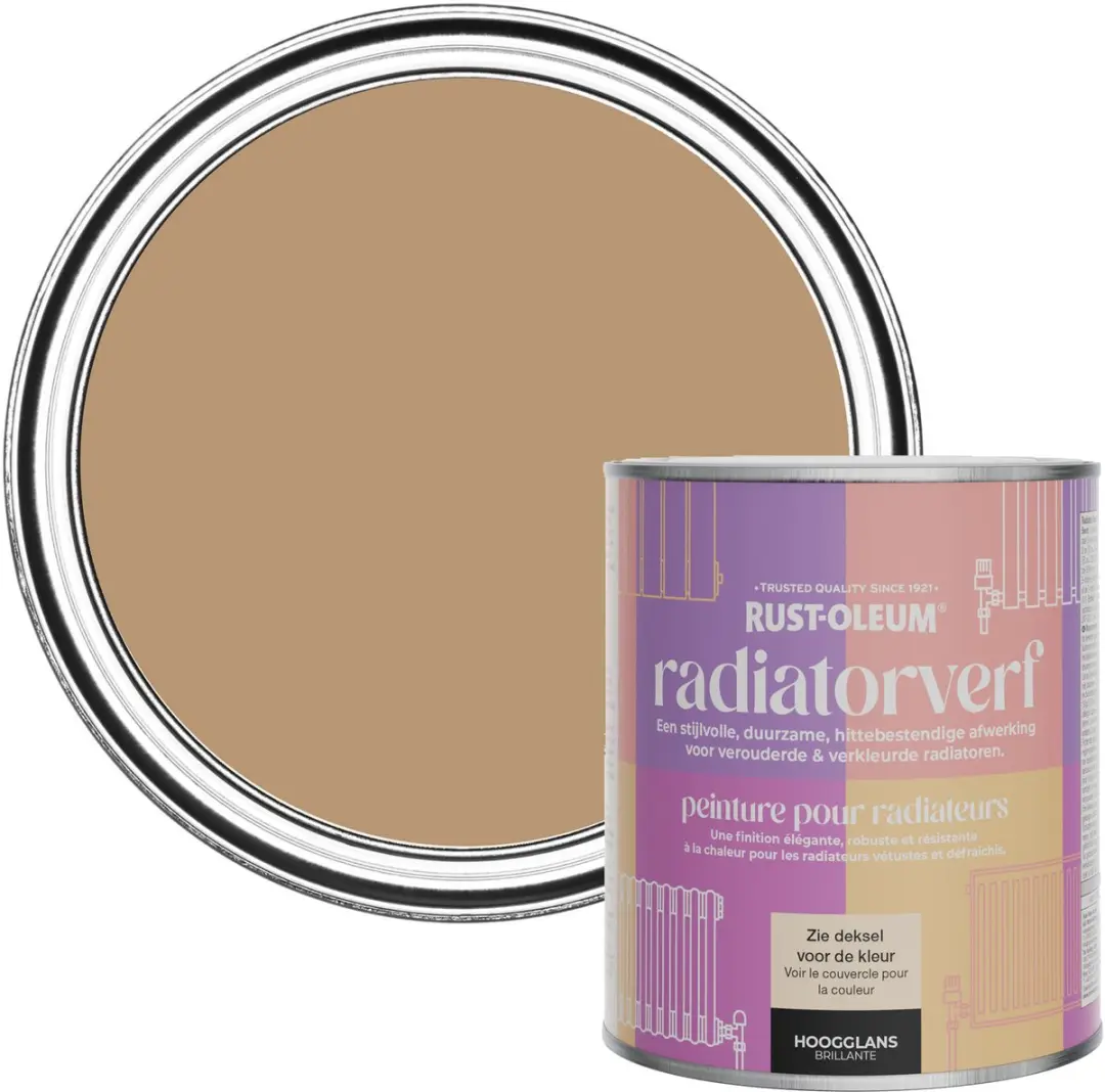 Rust-Oleum Radiatorverf Hoogglans Argile 750ml