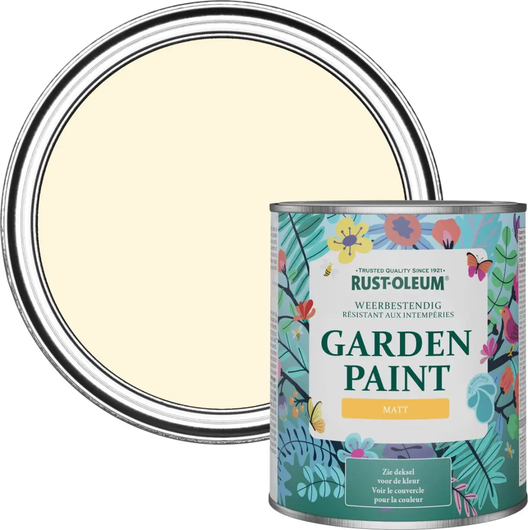 Rust-Oleum Crème Tuinverf Matt Slagroom 750ml