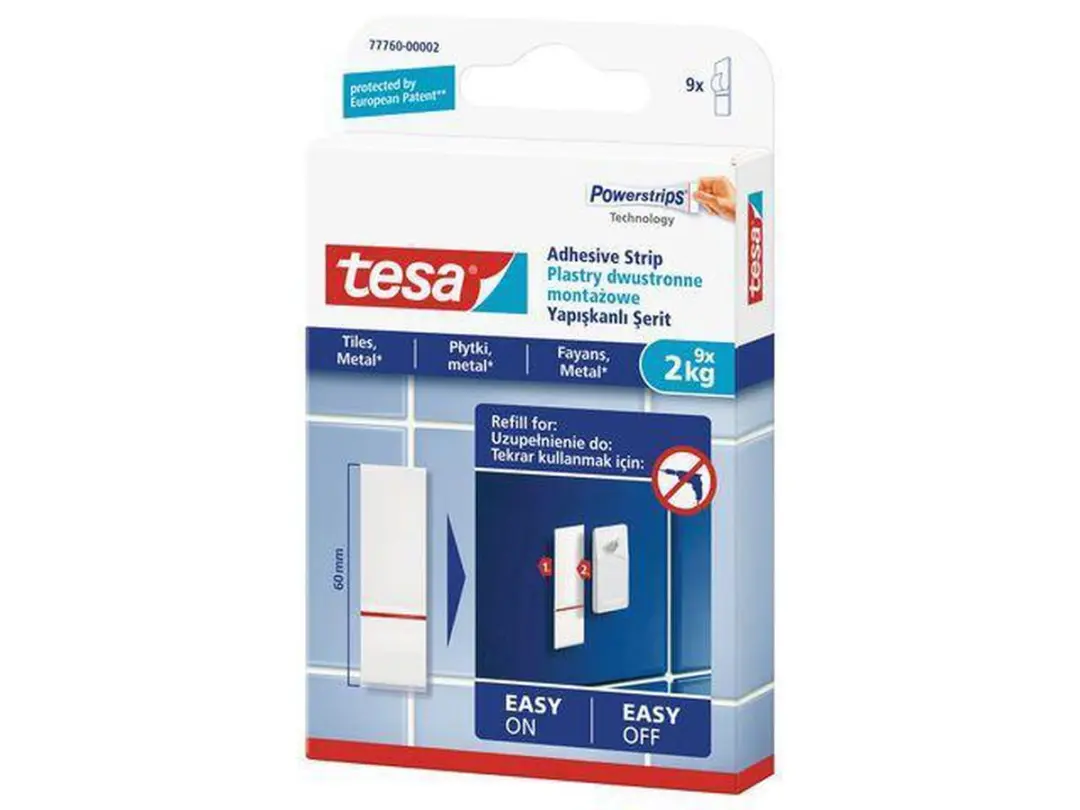 Tesa Kleefstrips Metaal/Tegels